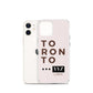 Toronto iPhone Case (Pink)