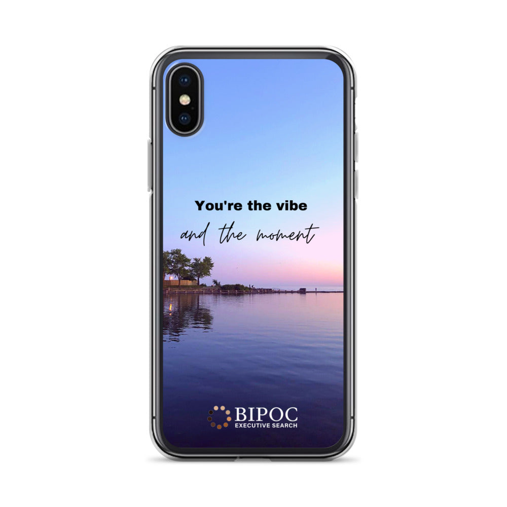 "You're the vibe and the moment" iPhone Case